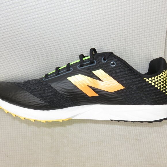 New Balance UXCR7LB5 FuelCell XC7 v5 Shoes Sneakers Black Bleached Lime 12.5 D - Picture 11 of 14